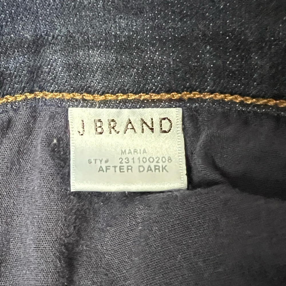 J Brand Maria High Rise Skinny Jeans After Dark Size 30 - Picture 6 of 9